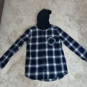 Art Class boys hooded flannel